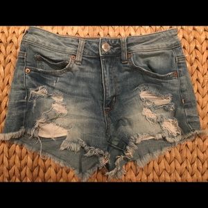 American Eagle distressed Jean Shorts